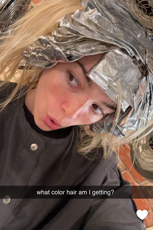 Livvy Dunne’s darkbrown hair before going blonde is shocking to see