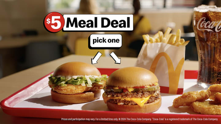 McDonald's $5 Meal Banner