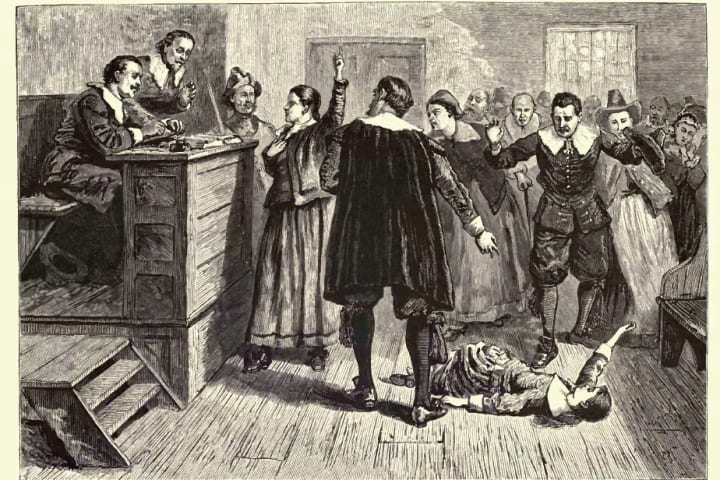 Witchcraft in Salem Village from  "Pioneers of the Settlement of America: From Florida in 1510 to California in 1849", Vol. 1