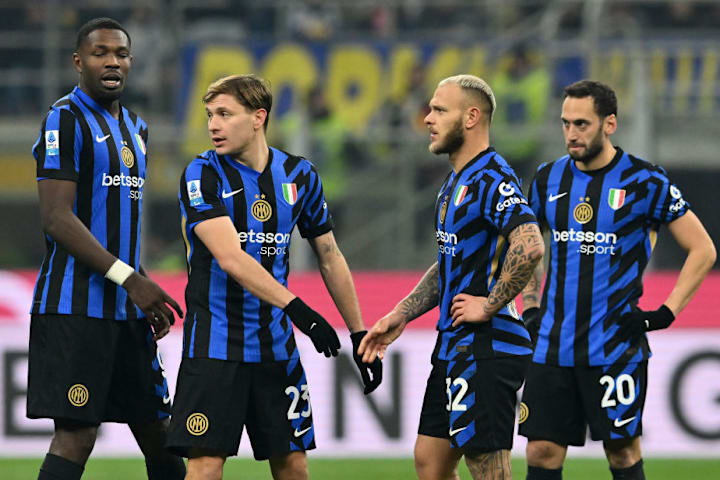 Nicolo Barella, Marcos Thuram, Federico Demarco, Hakan Calhanoglu