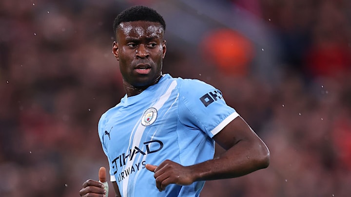 Marc Guéhi made his first trip to Anfield as a Man City player on Sunday.