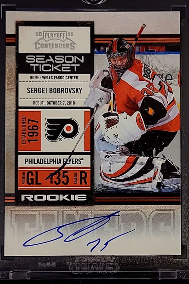A Look At Sergei Bobrovsky Rookie Cards After the Goaltender Reaches