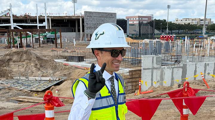 USF CEO of Athletics Rob Higgins