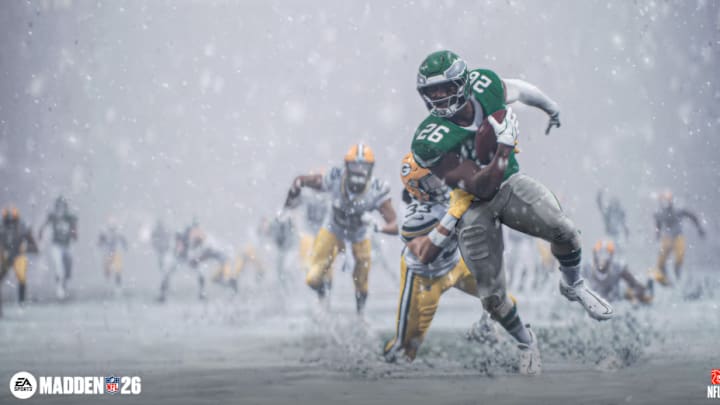 Madden 26 Saquon Barkley Running the Football Madden 26 Saquon Barkley Running the Football