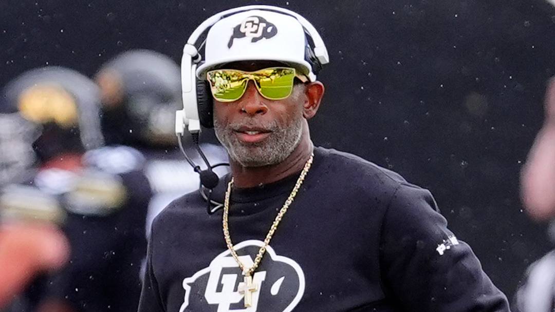 Sep 12, 2026; Boulder, Colorado, USA; Colorado Buffaloes head coach Deion Sanders reacts to a touchdown in the first quarter against the Weber State Wildcats at Folsom Field. Mandatory Credit: Ron Chenoy-Imagn Images Sep 12, 2026; Boulder, Colorado, USA; Colorado Buffaloes head coach Deion Sanders reacts to a touchdown in the first quarter against the Weber State Wildcats at Folsom Field. Mandatory Credit: Ron Chenoy-Imagn Images