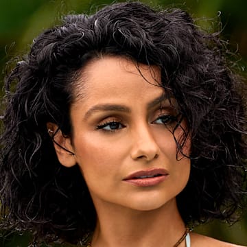 Nazanin Mandi was photographed by Yu Tsai in Jamaica. 