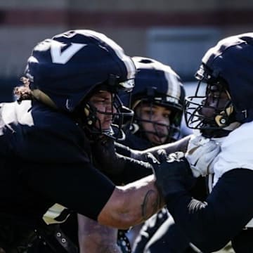Vanderbilt invested heavily in the offensive line this offseason. 