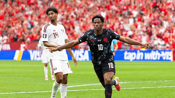 El delantero canadiense Jonathan David es conocido como "Iceman" por su hat-trick en el 6-0 contra Qatar El delantero canadiense Jonathan David es conocido como "Iceman" por su hat-trick en el 6-0 contra Qatar