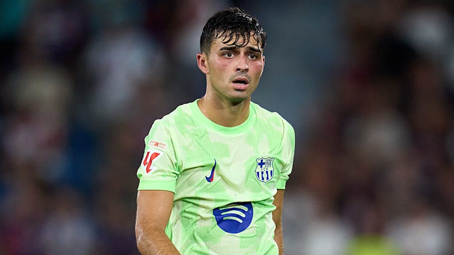 Pedri was shocked to see a penalty given. | Alex Caparros/Getty Images