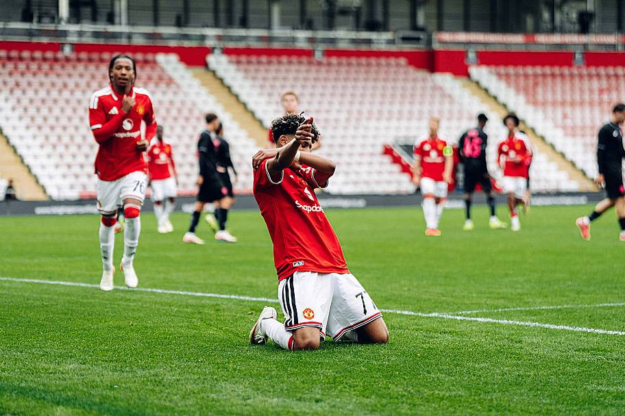 JJ Gabriel celebrates a goal
