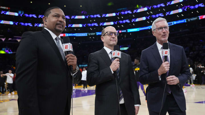 Mark Jackson, Jeff Van Gundy, Mike Breen