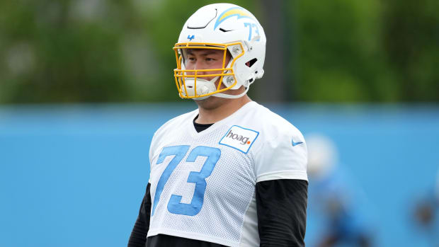 Los Angeles Chargers tackle Foster Sarell