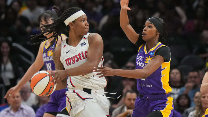 Washington Mystics forward Myisha Hines-Allen 