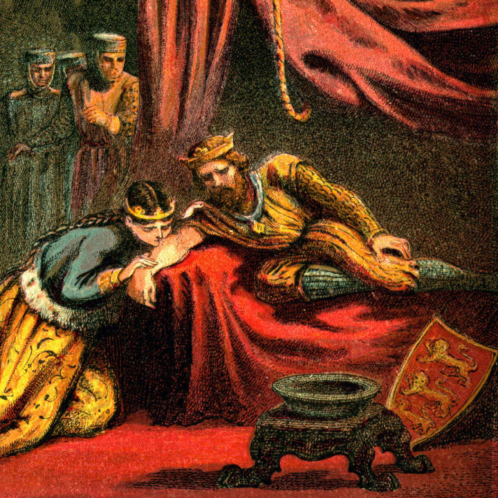 The Black Prince and Joan of Kent.