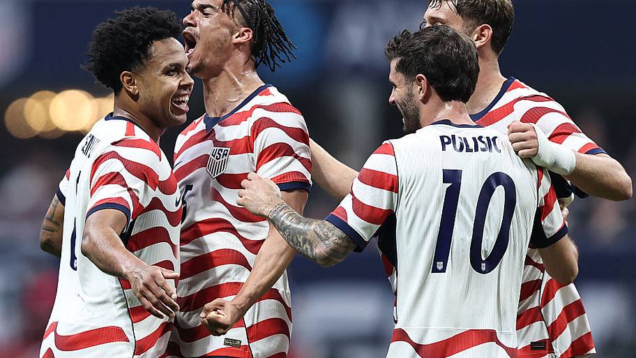 USMNT celebration