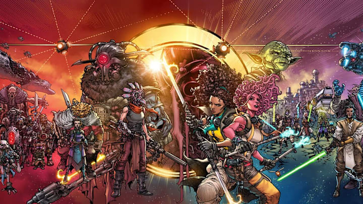 Star WarsThe High Republic Adventures issues 14-17 cover reveal from Dark Horse Comics. Image Credit: StarWars.com