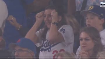 Clayton Kershaw's wife Ellen was going through a roller-coaster of emotions during his appearance in World Series Game 3.