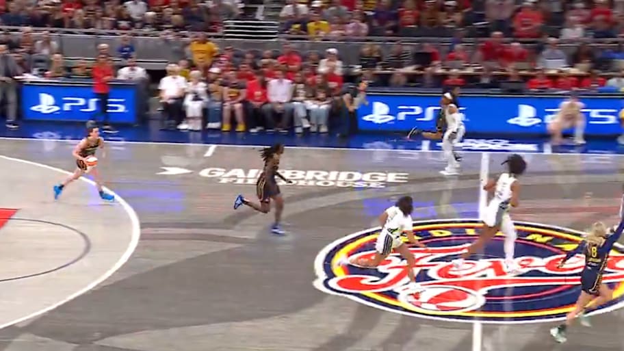 Caitlin Clark did it all on this sequence against the Wings.  | @ESPN