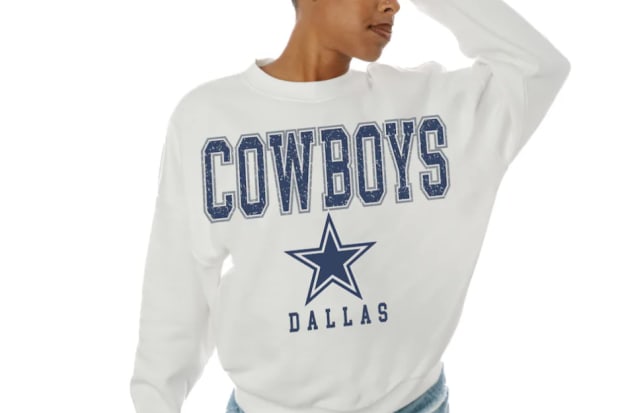 Dallas Cowboys Gameday Couture Women's Sunday Drives Oversized Crewneck Pullover