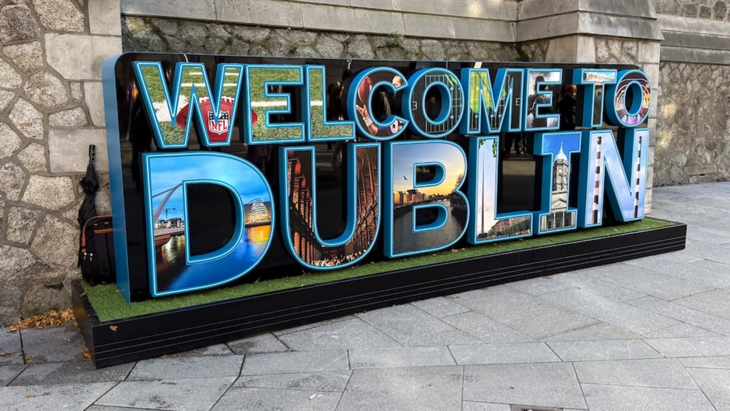 Steelers Play Vikings in Historic NFL Regular Season Game at Dublin's Croke Park