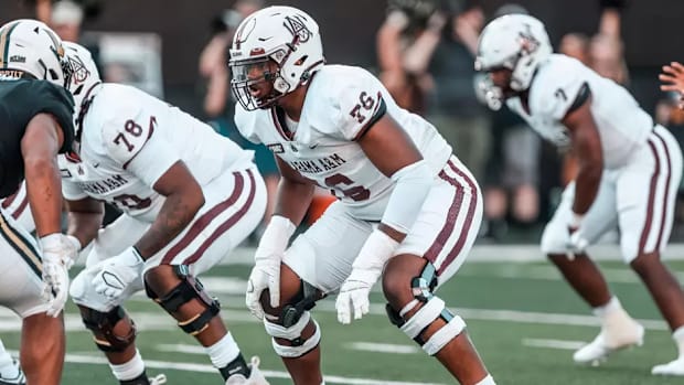 Alabama A&M offensive lineman Carson Vinson