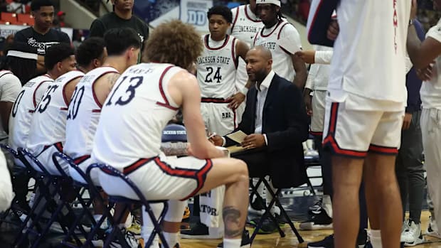 Coach Mo Williams and Jackson State Basketball Team