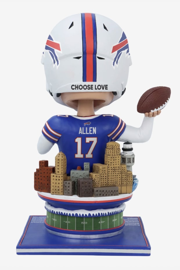 Josh Allen Buffalo Bills Bust Bighead Bobblehead