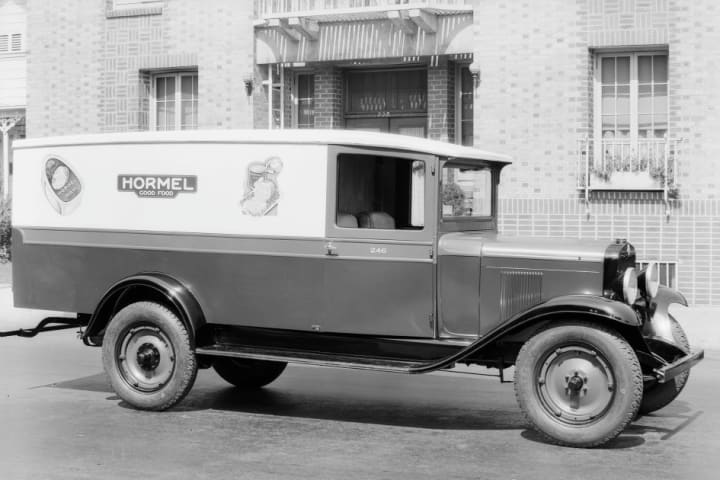 Hormel Truck, Southern California, 1929