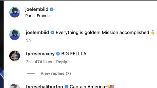 Tyrese Maxey's Comment