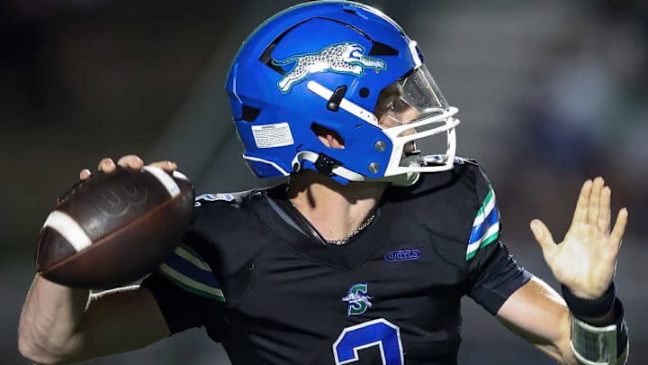 Blue Spring South senior quarterback Ayden Wilhelm has helped guide the 4-0 Jaguars into the No. 4 spot on this week's top 25.