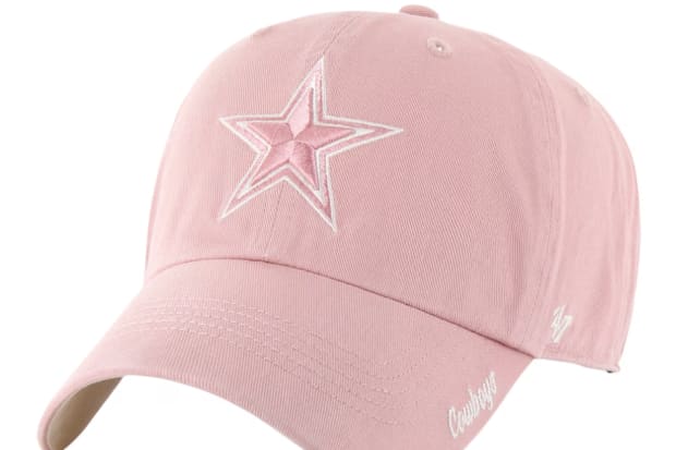 Dallas Cowboys '47 Women's Ballpark Cheer Dusty Rose Clean Up Adjustable Hat