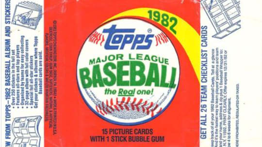 1982 Topps wrapper
