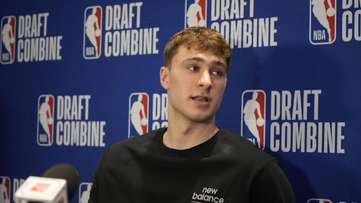 Cooper Flagg is expected to go first overall to the Dallas Mavericks in Wednesday's NBA draft. 