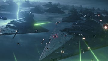 Star Wars Episode 9: The Rise of Skywalker. Sith Star Destroyers. Image Credit: StarWars.com