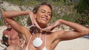 Jena Sims in Bermuda with SI Swimsuit.
