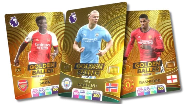 panini adrenalyn xl premier league 2022/23 4 x legend cards pictured