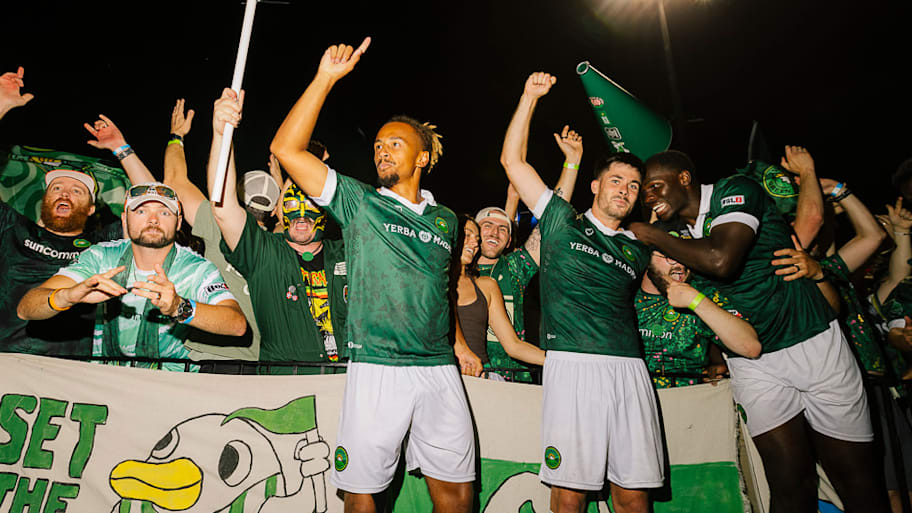 Vermont Green FC won the USL League 2 title on Saturday night against Ballard FC from Seattle.  | Courtesy of Vermont Green FC