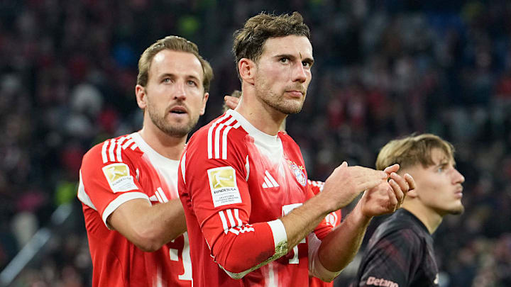 Leon Goretzka (right) will be a free agent next summer.