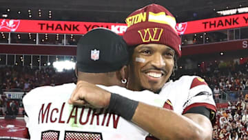 Jayden Daniels and Terry McLaurin