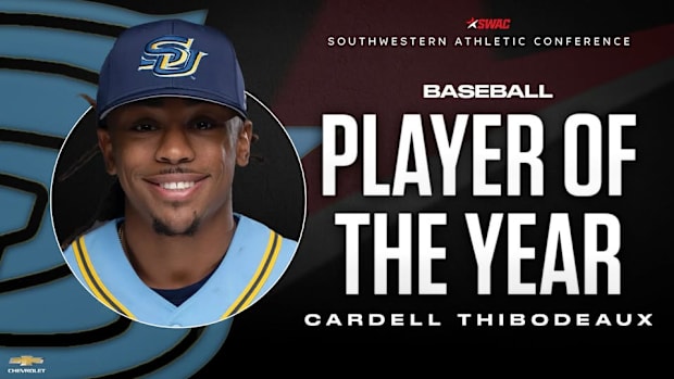 SWAC Baseball Player of the Year: Cardell Thibodeaux, Southern