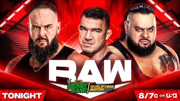 Braun Strowman, Chad Gable and Bronson Reed will clash in a triple threat Money in the Bank 2024 qualifying match on WWE Raw.