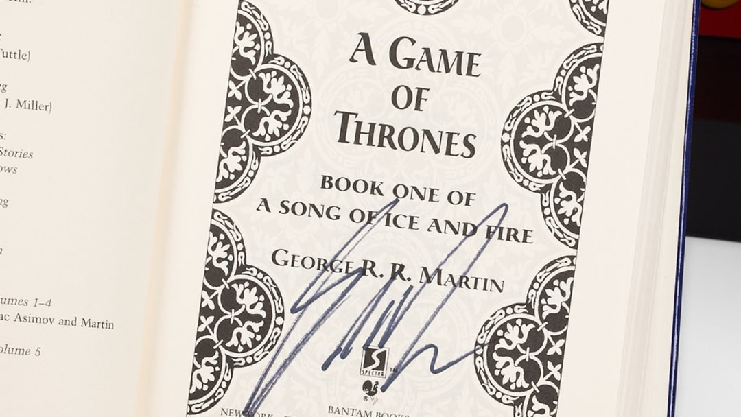 A Game of Thrones signed US 1st edition