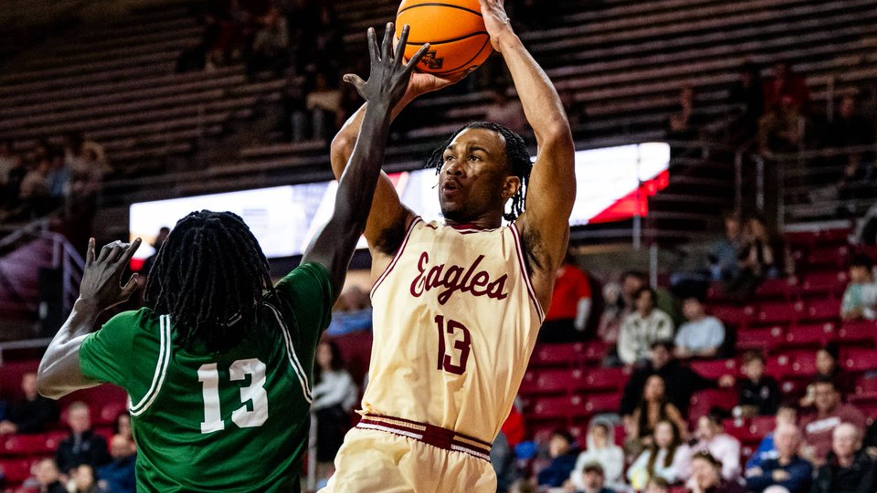 Donald Hand Jr.'s 26 Points Lead Boston College Men's Basketball to Win Over Le Moyne
