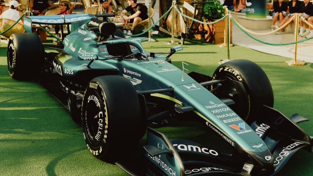Aston Martin F1 Car at Celsius Run Club