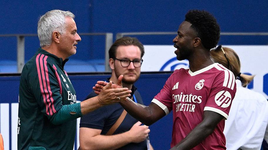 José Mourinho, Vinícius Júnior 