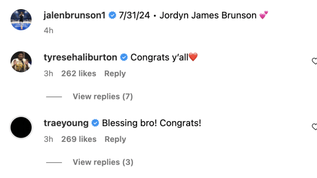 Trae Young's Comment