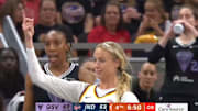 Sophie Cunningham was not impressed with this call by the refs.