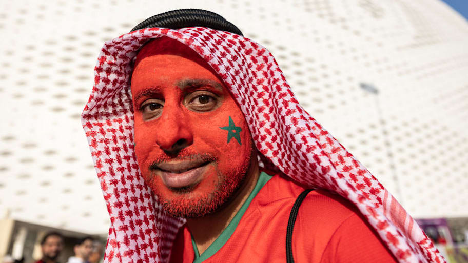 Morocco fan, 2022 World Cup