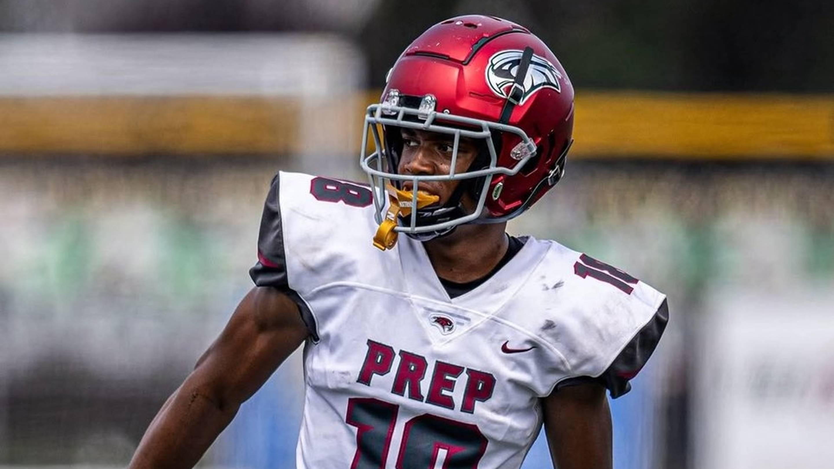 Jett Harrison, a rising junior and a star receiver at St. Joseph's Prep (PA), committed to Ohio State on Wednesday. Harrison is the son of Pro Football Hall of Famer Marvin Harrison.
