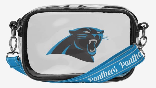 Carolina Panthers Team Stripe Clear Crossbody Bag, $34